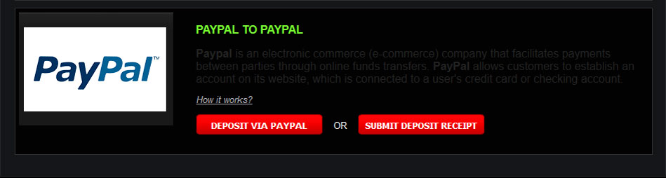 Cashier Payment Methods